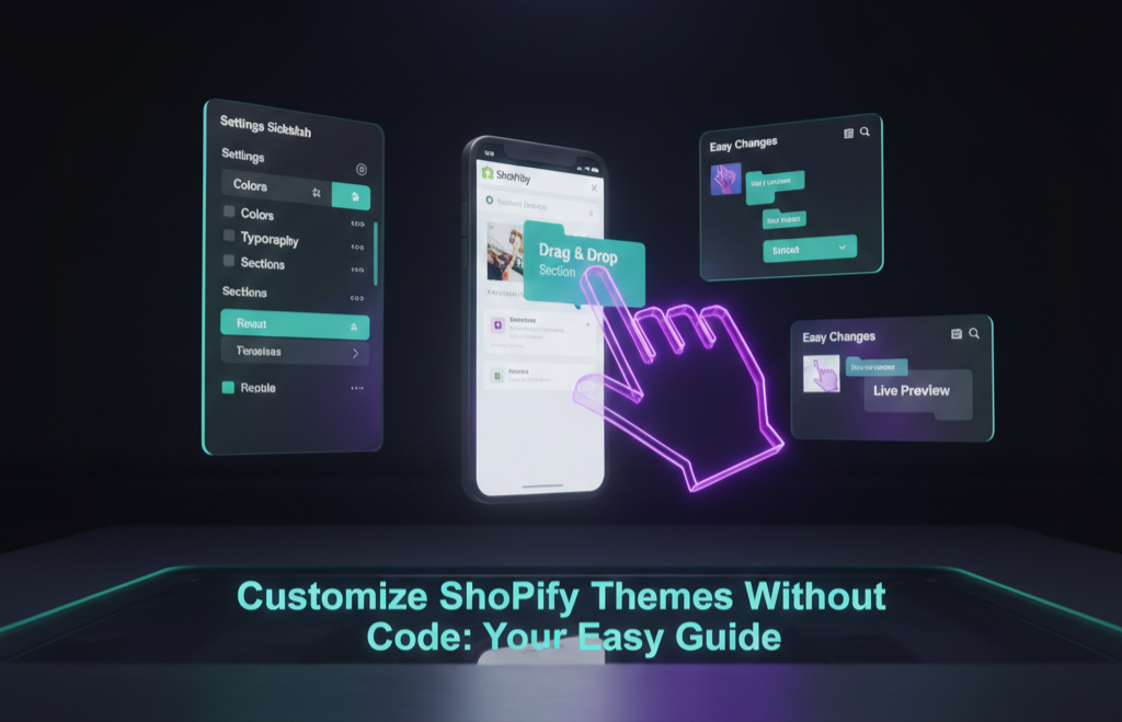 Customize Shopify Themes No Code: Visual Guide | techtone AI | techtone.ai